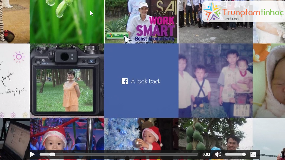 Tải video facebook lookback