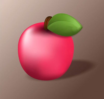 Vẽ trái táo bằng công cụ MeshFIll trong Corel