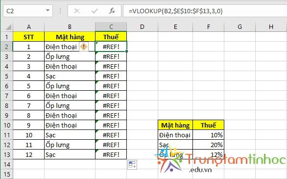 Vlookup