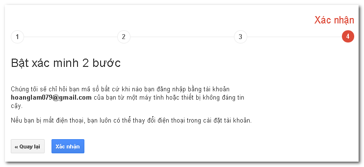 Xac minh 2 buoc - xac nhan