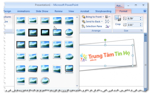 Nhiều lựa chọn vẽ hình và định dạng hơn