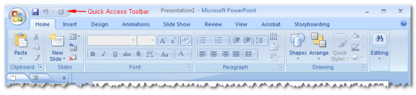 Bài 1: Làm quen với PowerPoint 2007