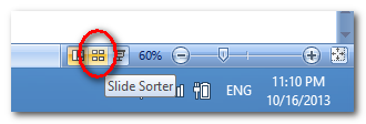  chế độ xem slide sorter