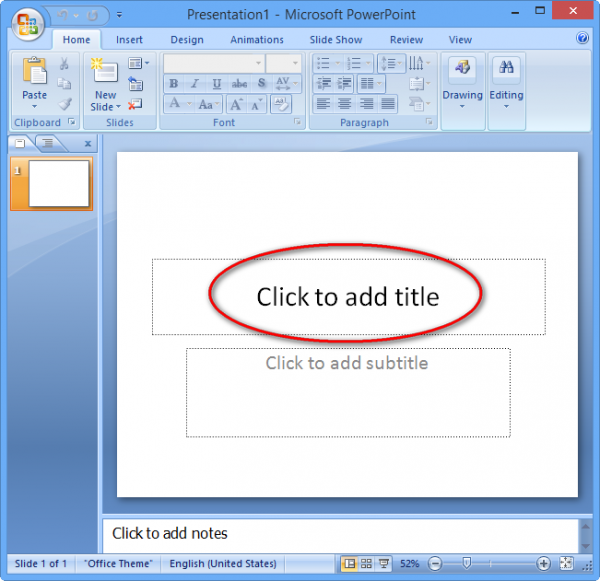 Bài 4: Tạo các thành phần cơ bản trong PowerPoint 2007