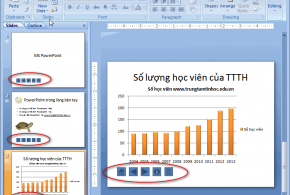 Tạo bộ nút lệnh trong Slide Powerpoint