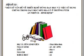 50 Mẫu bìa luận văn đẹp file Word