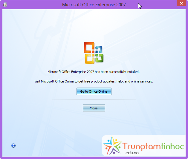 Hướng Dẫn Cài Microsoft Office 2007 Không Cần Crack - Ttth