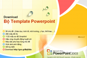 Download mẫu slide Powerpoint 97-2003 đẹp