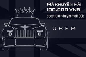 Đăng ký đi xe Uber miễn phí với tài khoản được tặng 50k
