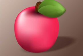 Học corel online, vẽ trái táo trong Corel bằng Mesh Fill