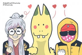 Bộ icon rồng pikachu đăng comment Facebook