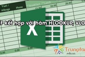 Sử dụng hàm IF kết hợp với hàm dò tìm VLOOKUP, HLOOKUP