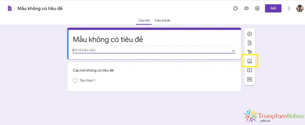 Cách Chèn Ảnh Vào Google Form - Ttth