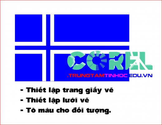 Thiết lập bảng vẽ trong Corel