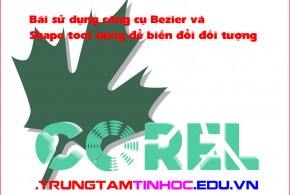 Vẽ corel qua ví dụ, công cụ bezier