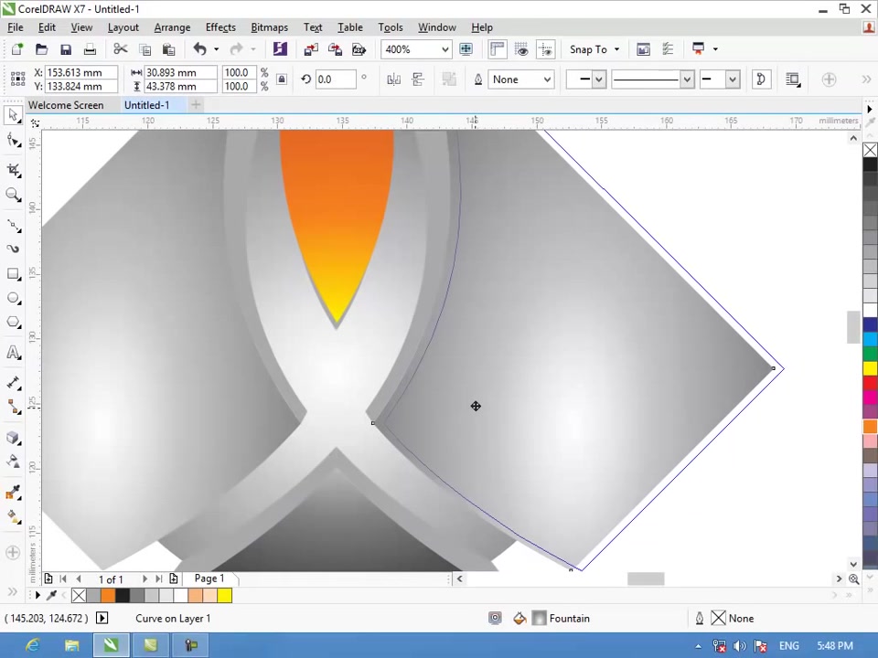 Vẽ logo 3D trong Corel X7