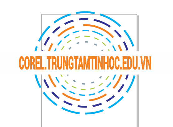 Vẽ logo bằng hình tròn trong Corel