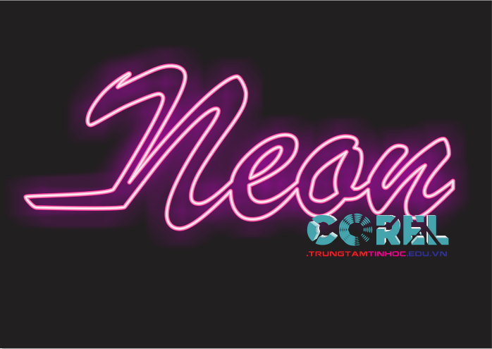 HIệu ứng Neon trong Corel