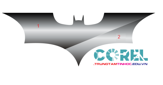 logo batman trong corel